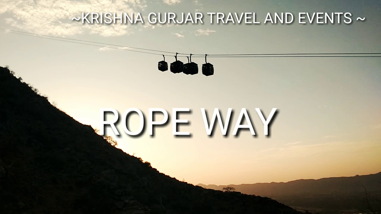 ROPE WAY || SAVITRI TEMPLE PUSHKAR || KRISHNA GURJAR TRAVEL AND EVENTS