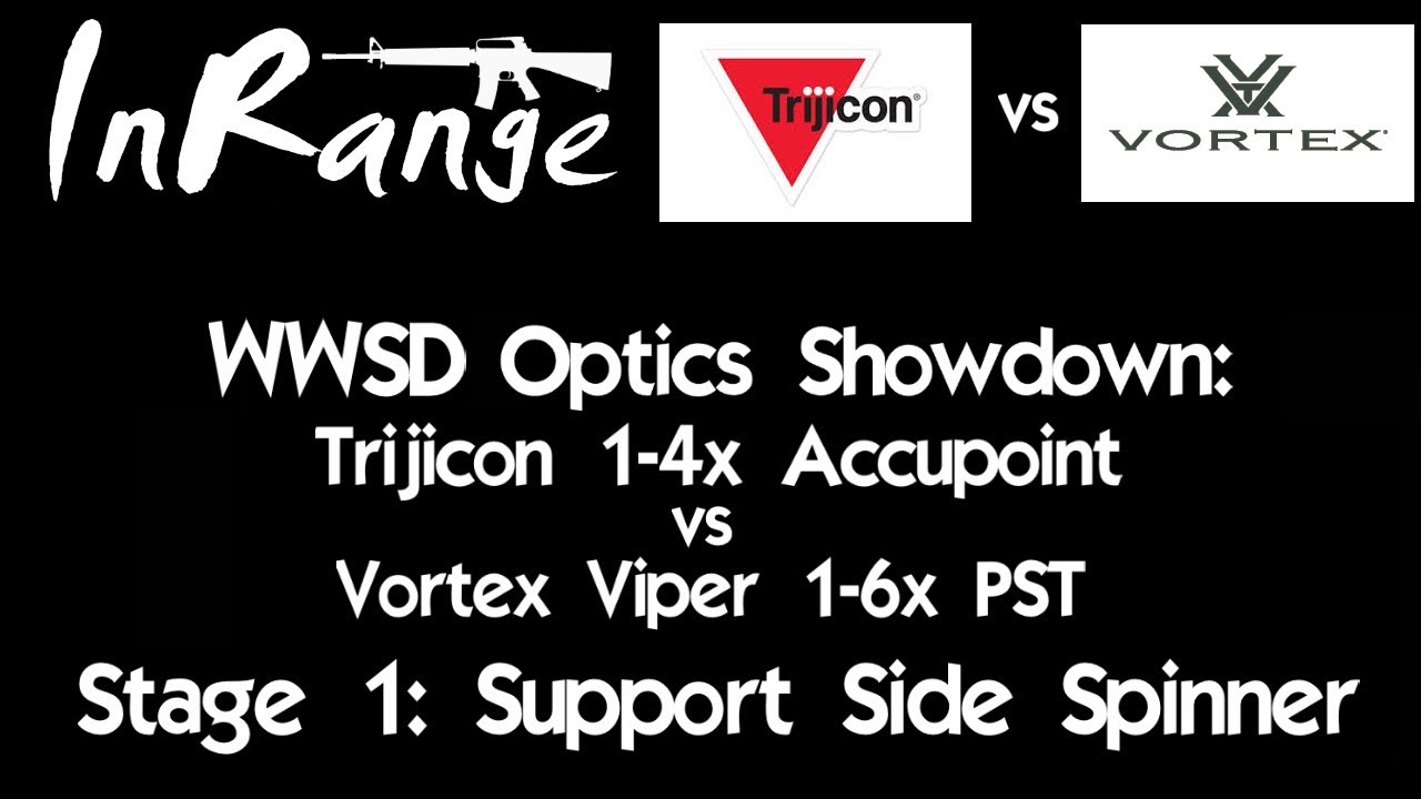WWSD Optics Showdown: Trijicon 1-4x Accupoint vs Vortex Viper 1-6x PST