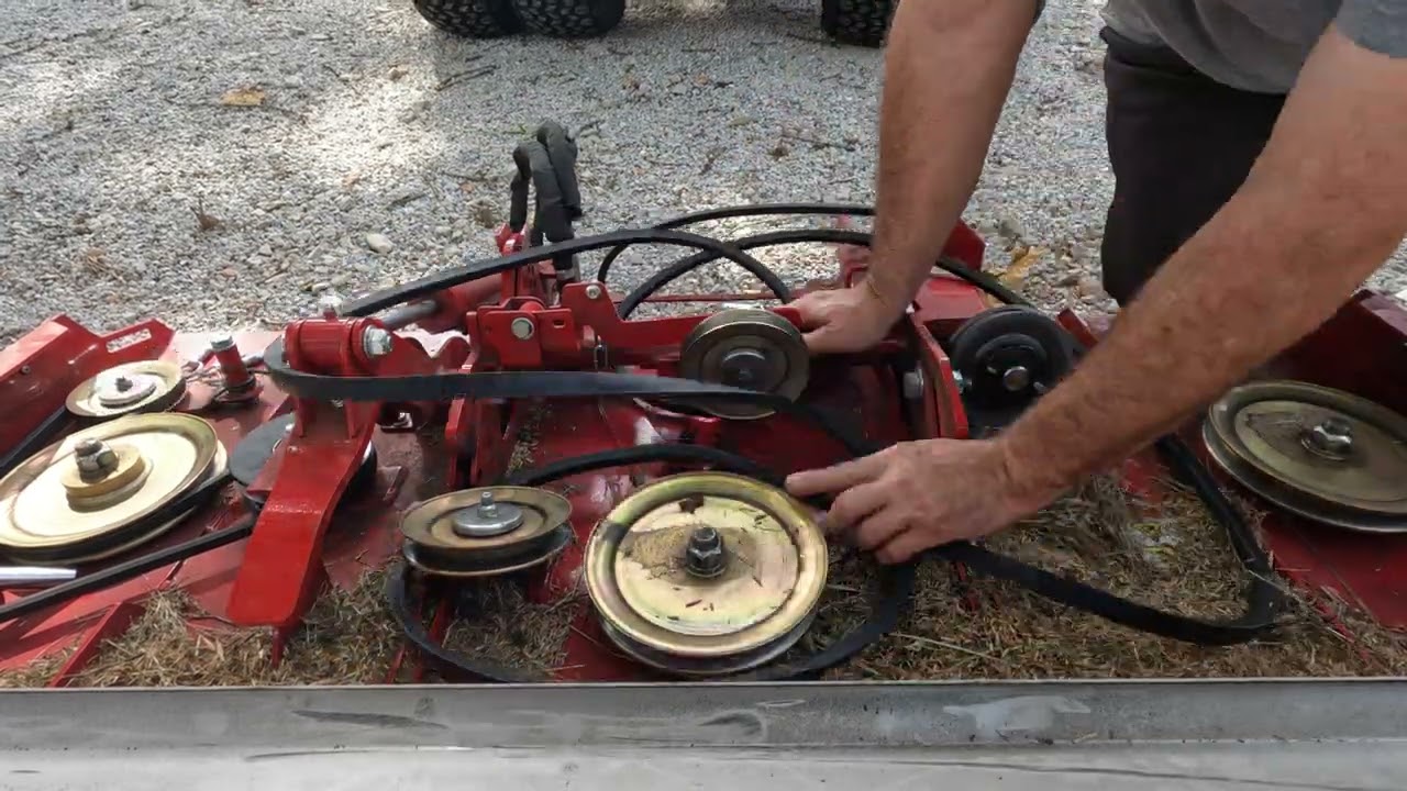 Ventrac 2nd Tough Cut Broken Belt Replacement