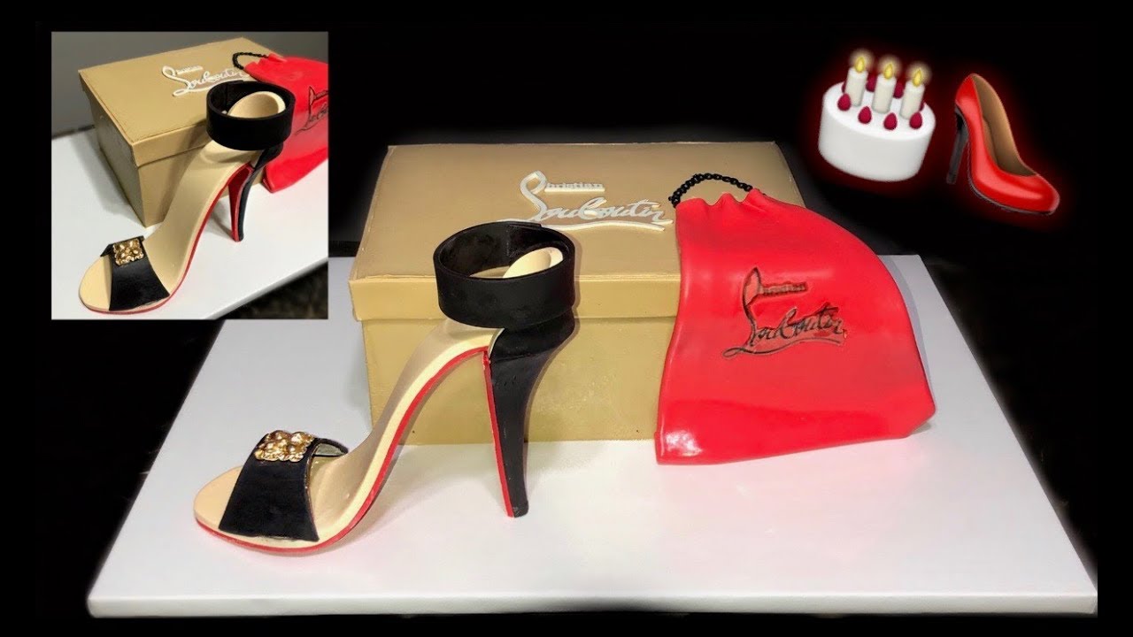 FONDANT HIGH HEEL SHOE CAKE TOPPER + GIVEAWAY