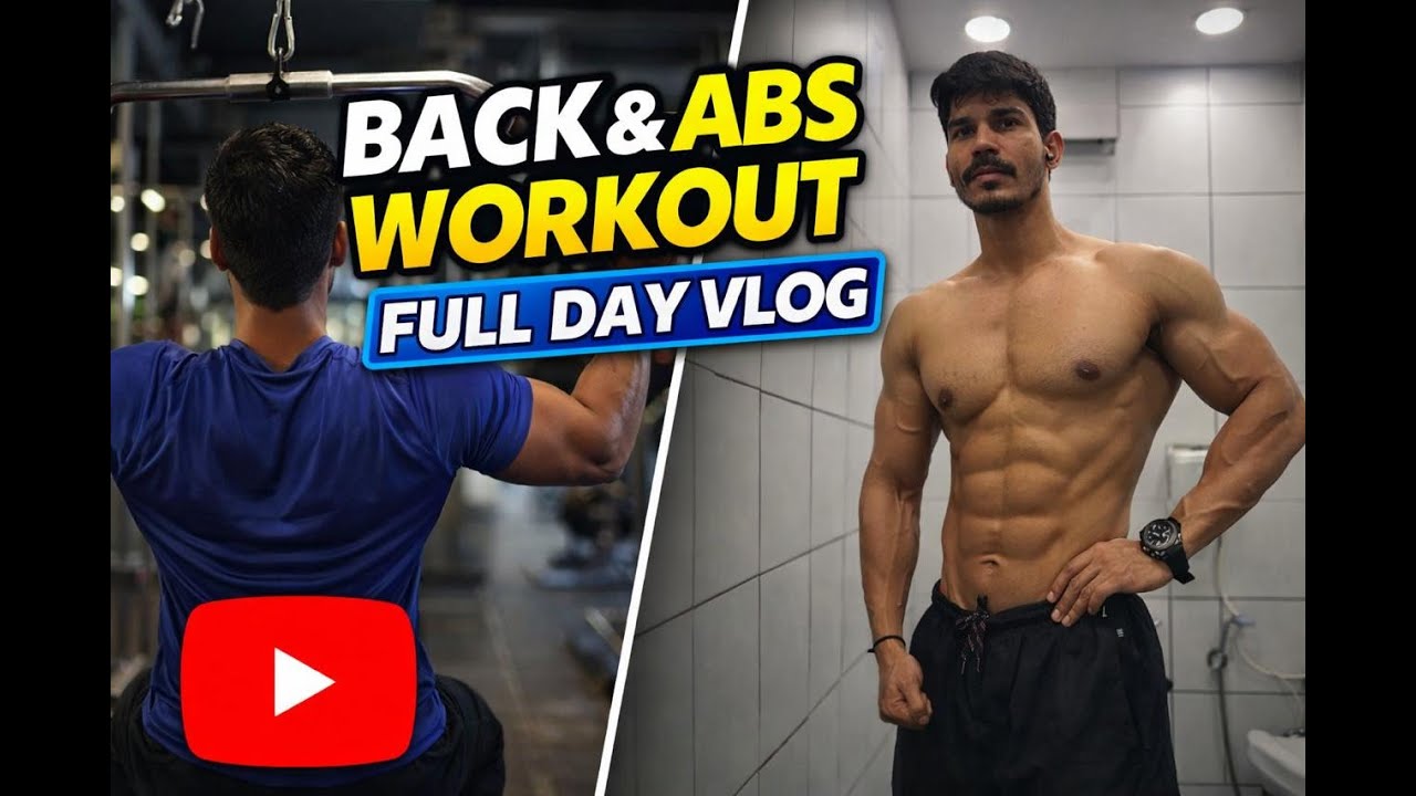 MY BACK & BICEPS ROUTINE | Full Day Gym Vlog | Coach Dhananjay |diet | my client progress
