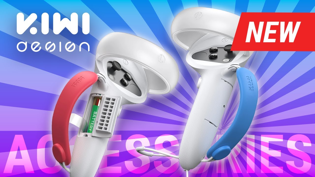 Premium Kiwi Design Extended Battery Grips + Halo Covers for Oculus Quest 2 Touch Controllers Review