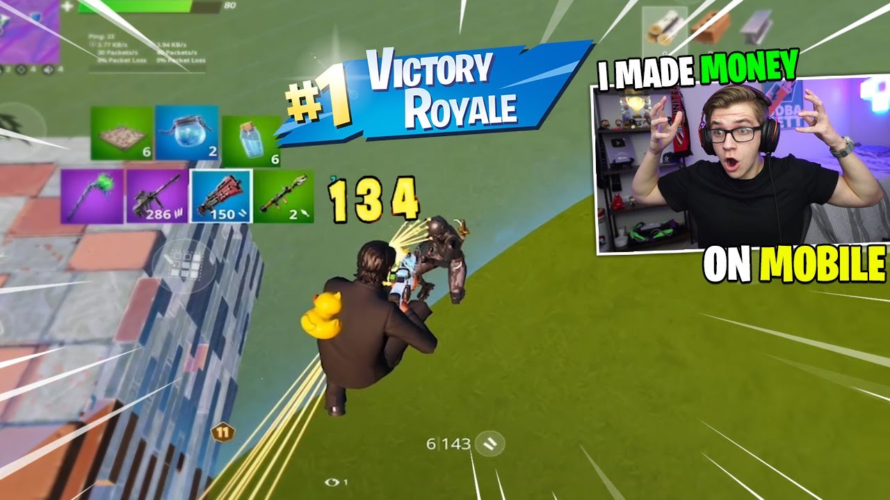 I Won this Pro Fortnite Mobile Tournament! (money earned)
