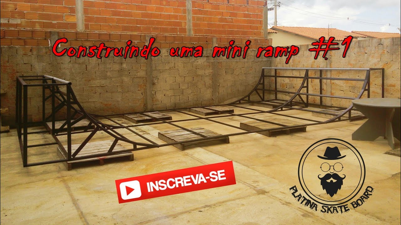 Construindo uma mini ramp em casa #1