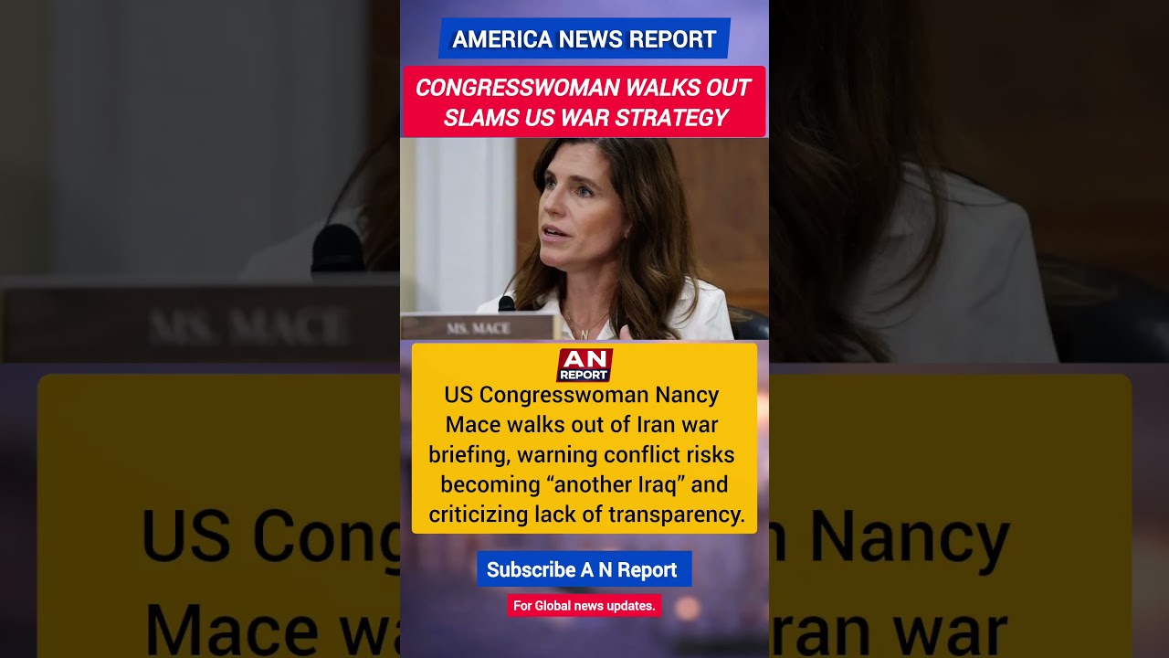 US Lawmaker Walks Out Of Iran War Briefing | &ldquo;Another Iraq&rdquo; Warning | A N REPORT