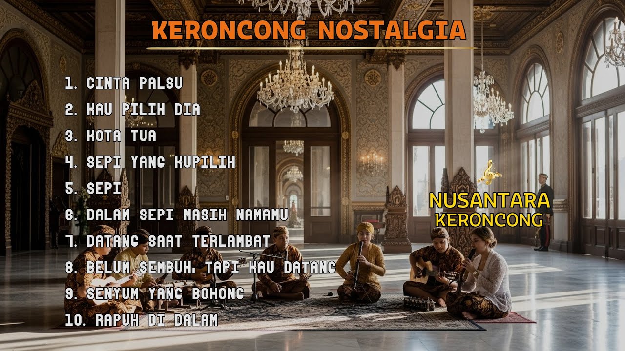 Keroncong Lawas Indonesia Pilihan | Kenangan Musik Lawas yang Menenangkan Hati dan Pikiran