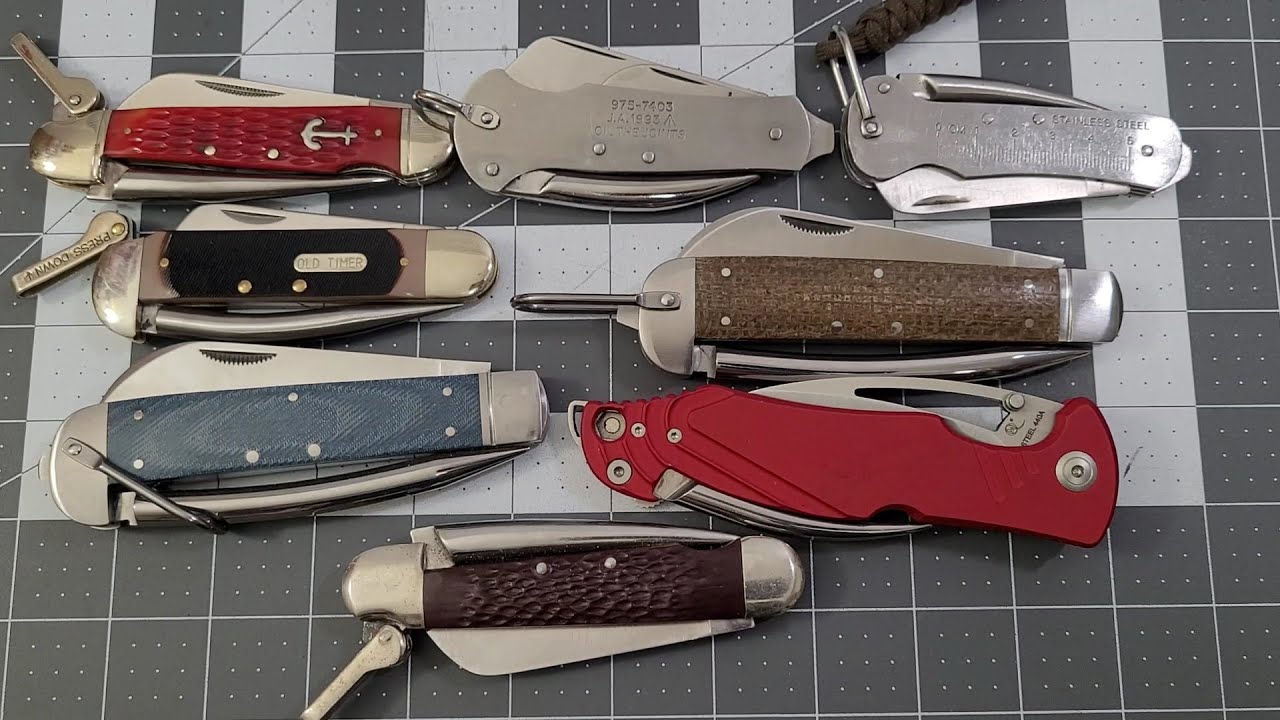 JB ON EDC l Reviewing My Marlin Spike Knife Collection