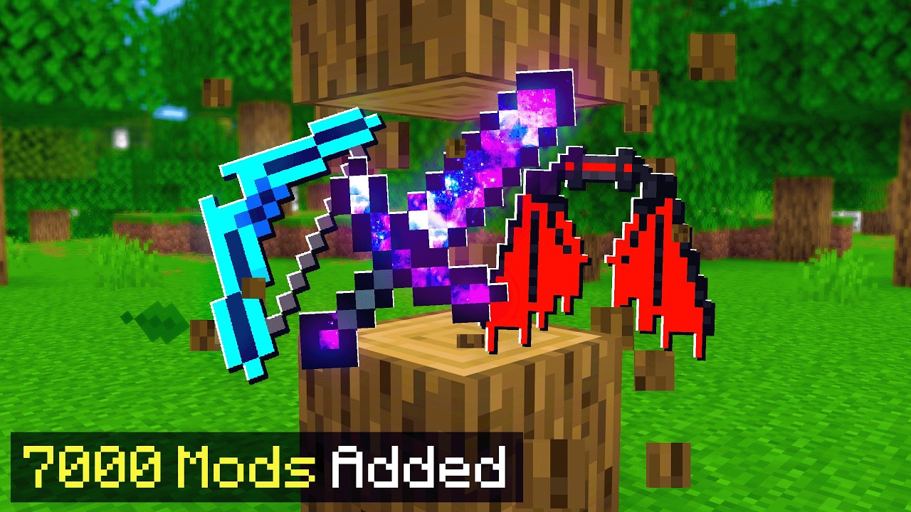 Minecraft But I Added 7000 Mods
