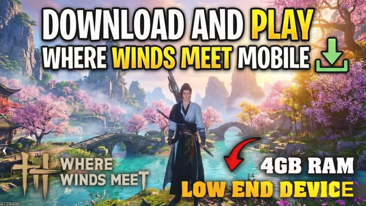 New Update ? Download 🤯 Where Winds Meet Mobile on Low End Device (4GB RAM) !