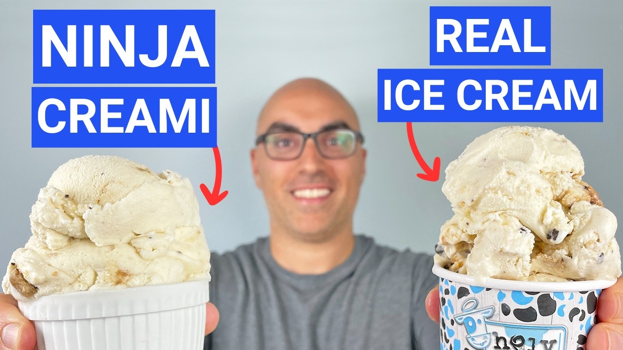 Ninja Creami vs. Real Ice Cream (TASTE TEST!)