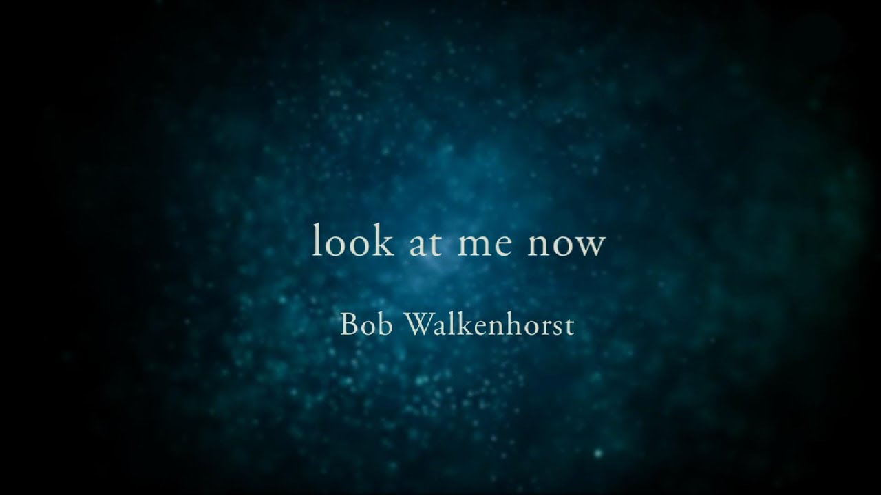 LOOK AT ME NOW promo -  Bob Walkenhorst