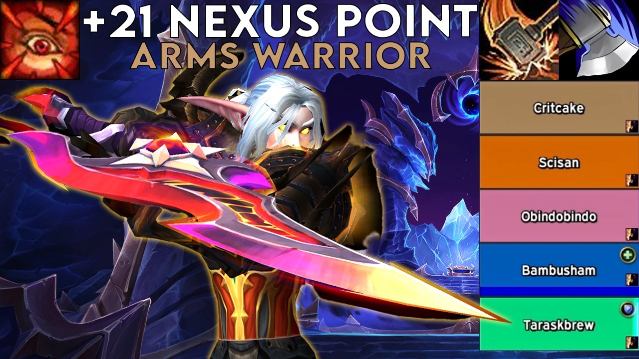 I Pugged a +21 Nexus Point! - Colossus Arms Warrior - Midnight M+ Season 1