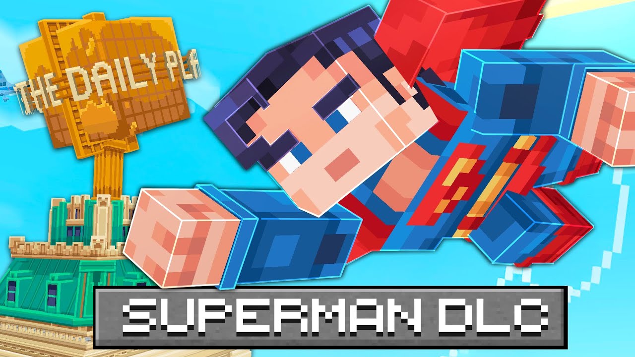 Minecraft SUPERMAN DLC - Full Gameplay Playthrough (Full Game Movie)