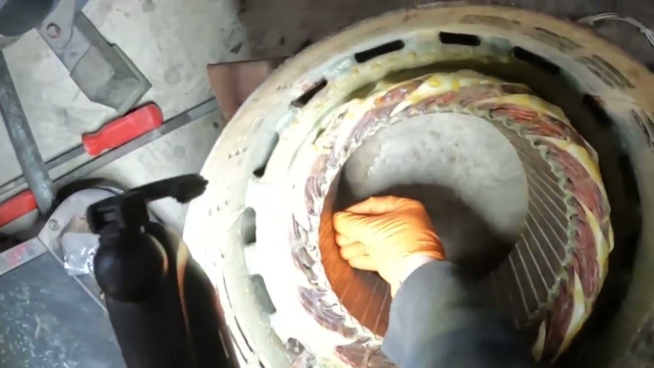 MEP 803a Refurbish PART 4 Reinstall generator stator