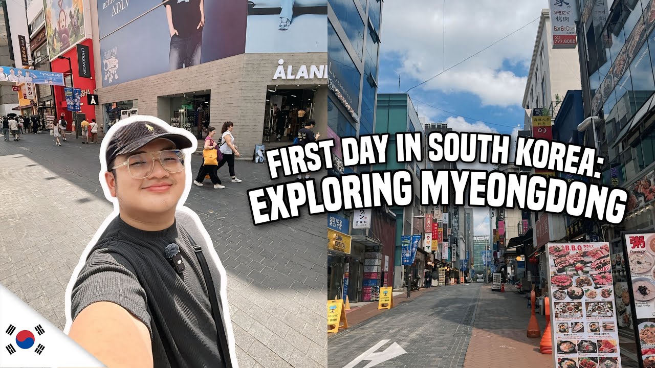 FIRST DAY in SOUTH KOREA: Exploring MYEONGDONG 🇰🇷 | Ivan de Guzman