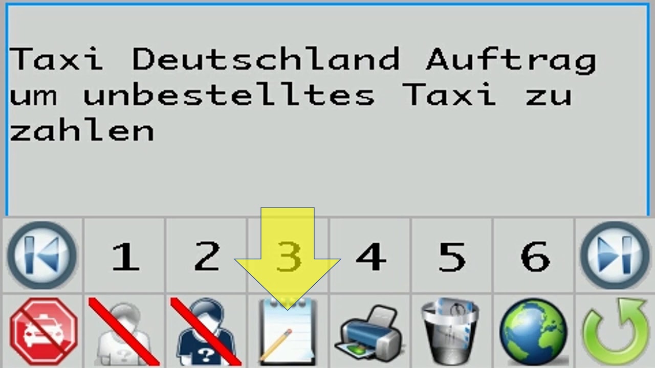 Die Bezahlfunktion der App Taxi Deutschland