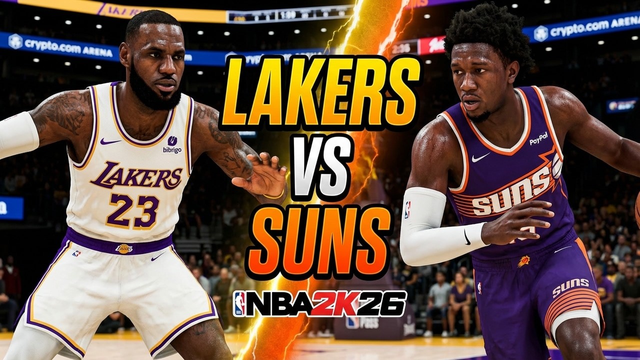 Full Game! Lakers vs Suns in NBA 2K26!
