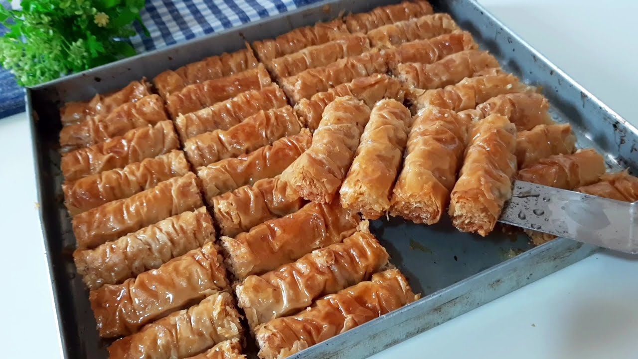لا للتعب✋🏻معندكش الوقت⁉️أسهل وأسرع الحلويات للي تحضريها للمولد بدون عجين🤤البقلاوة هي الحل لكل سيدة