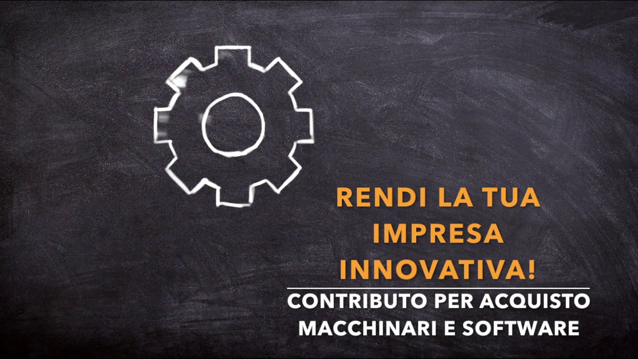 Contributo a fondo perduto 50% Macchinari Innovativi Studio Crispino