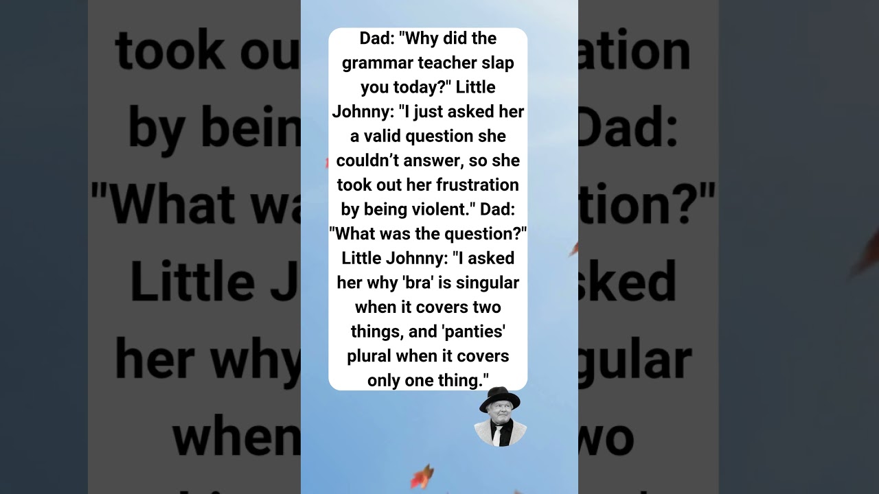 The FUNNIEST Grammar Question Ever Asked in Class