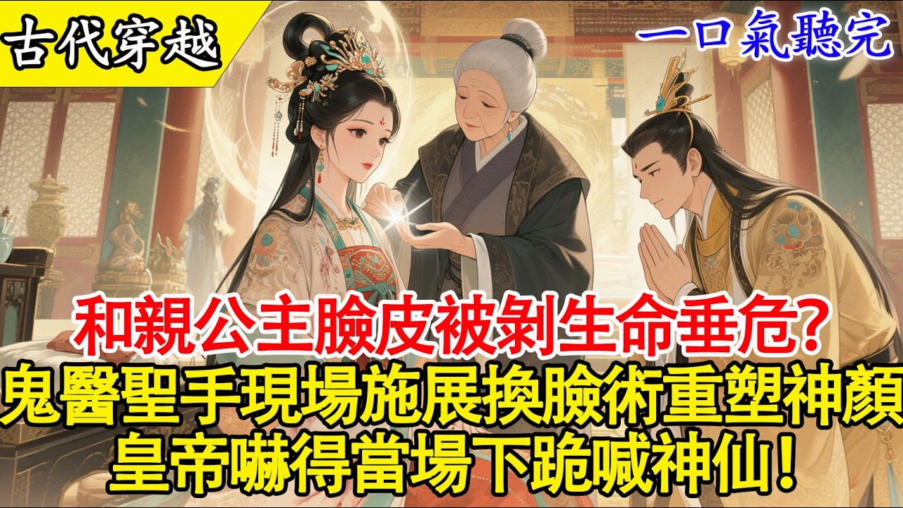 【一口氣聽完】現代整形醫生穿越！長公主被毀容？她揭下皇榜：這臉我能換！當眾植皮驚呆古人，逆襲打臉爽翻天！#穿越 #爽文 #有聲書 #大女主 #熱門 #逆襲 #原創