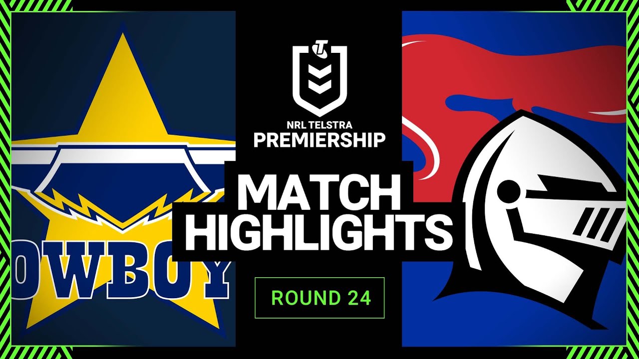 North Queensland Cowboys v Newcastle Knights | Match Highlights | Round 24, 2013 | NRL