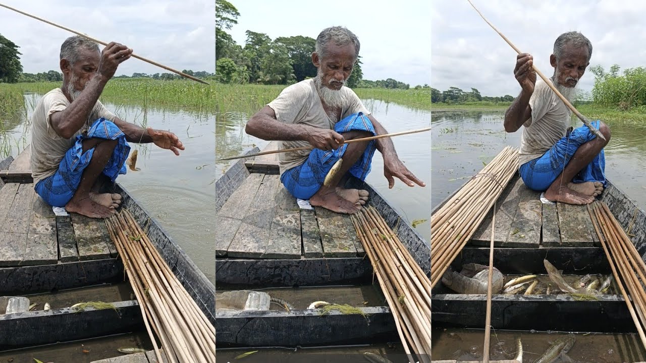 Best Hook Fishing Video 2025।। বিল থেকে বরশি দিয়ে মাছ ধরা