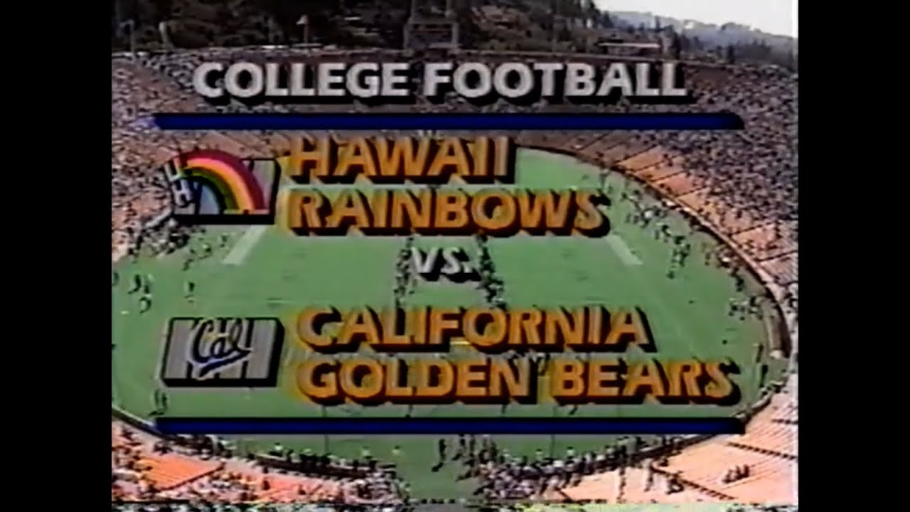 Hawaii Rainbows vs. California Golden Bears | Football | September 17, 1994