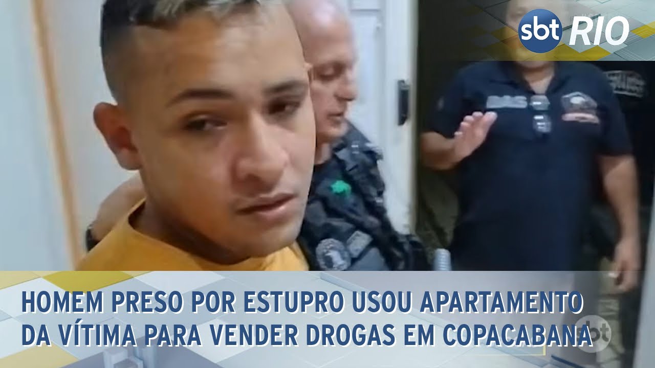 Homem preso por estupro usou apartamento da vítima para vender drogas em Copacabana