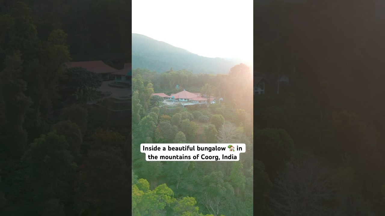 Restored bungalow in Coorg 😍 #housetour #villa #hometour #homedecor #realestate #coorg #mountains