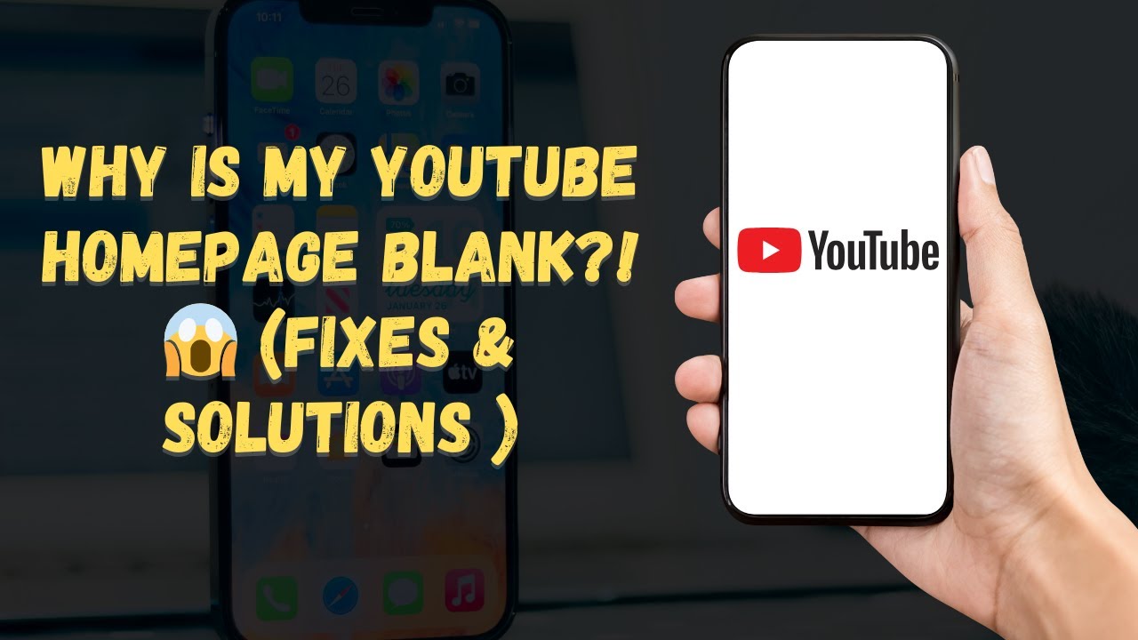 Why is My YouTube Homepage BLANK?! 😱 (Fixes & Solutions 2025!)