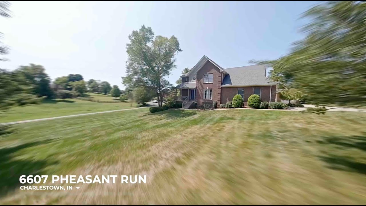 6607 Pheasant Run Charlestown, IN 47111 Drone Tour! Located in Stonebridge Subdivision!
