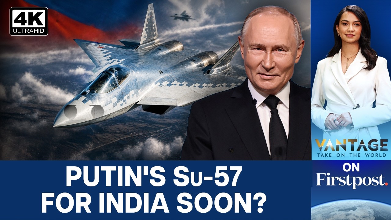 Купит ли Индия новый двухместный истребитель Су-57 Путина? | Vantage на Firstpost | 4K