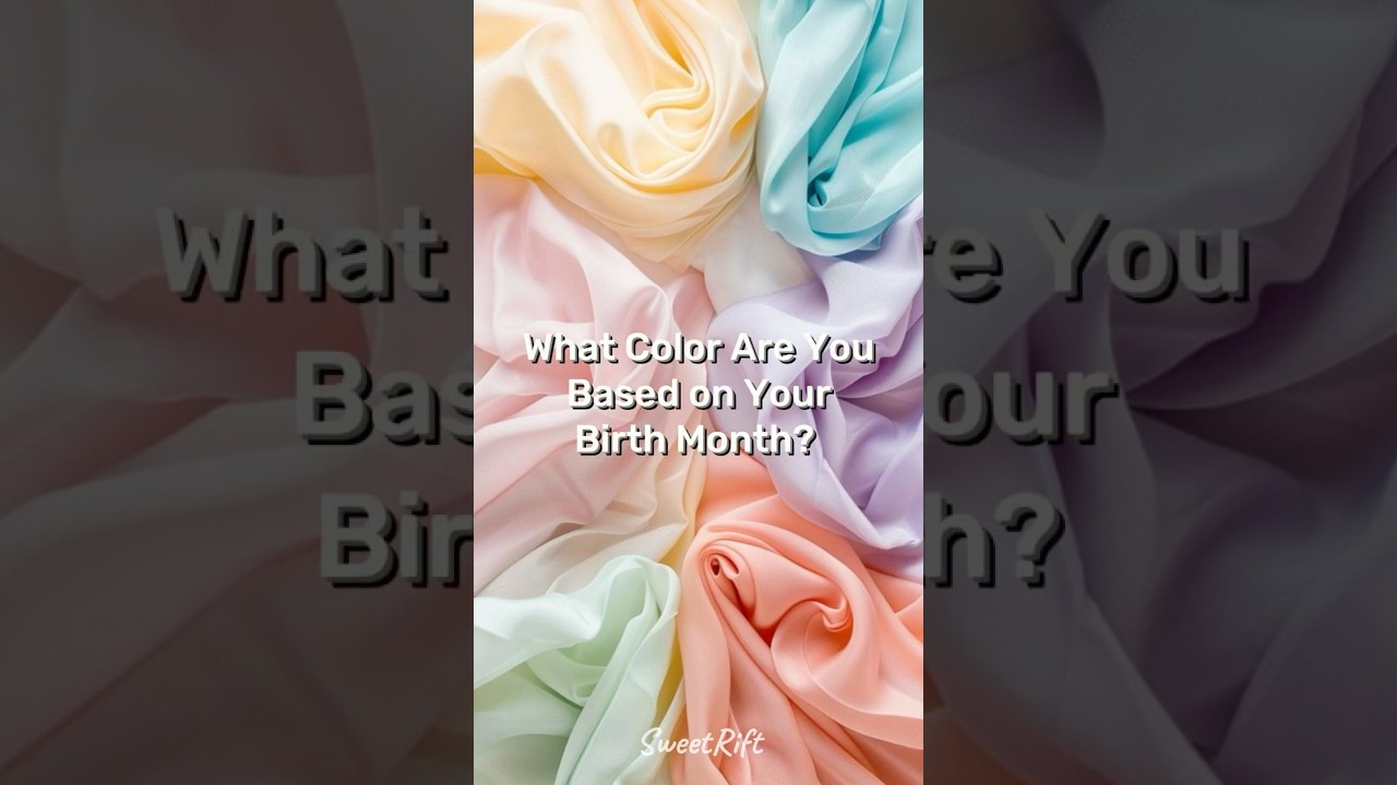 What Color Are You Based on Your Birth Month? 🌈