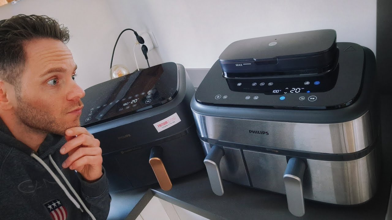 Welke Dubbele Airfryer? Philips Duo Airfryer & Steam NA555/00 of Philips Duo Airfryer NA352/00