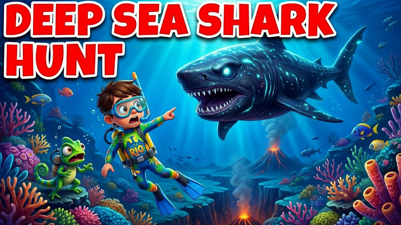 We're Going on a Deep Sea SHARK HUNT! 🦈 | Shark Dentist Rescue Mission | Fun Song For Kids