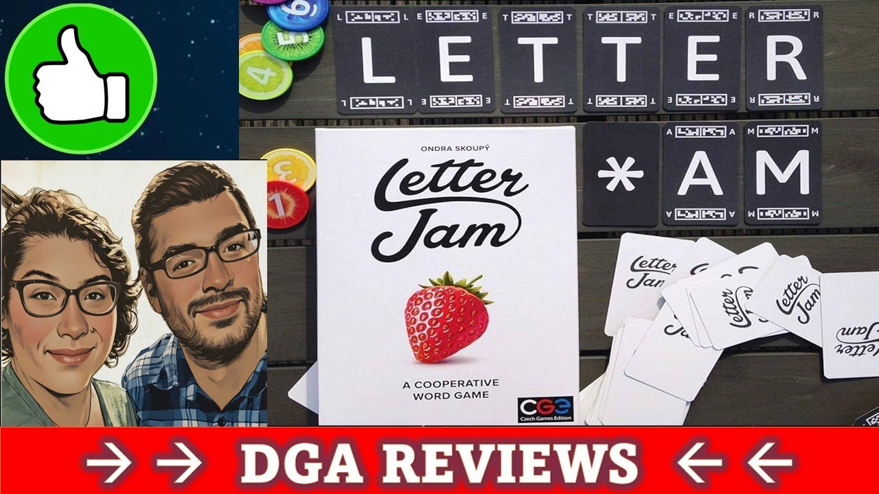 DGA Reviews Board Games: Letter Jam (Cozy Game Night)