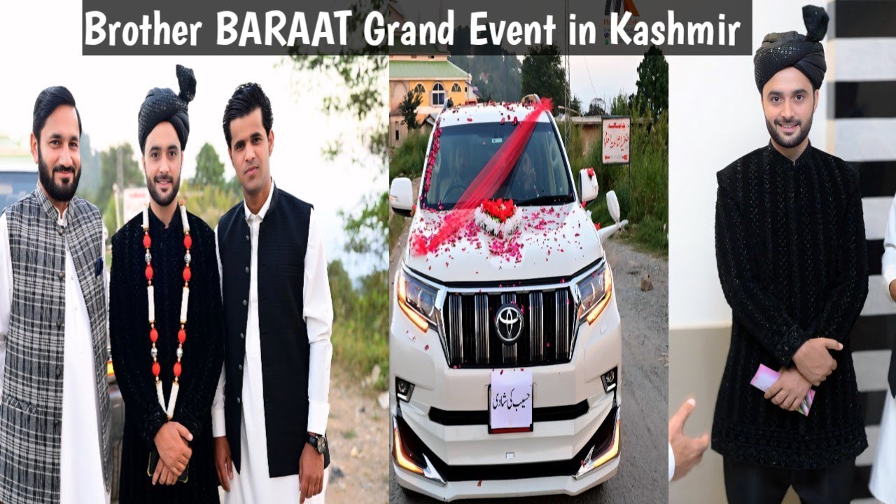 Brother  BARAAT Grand Event in Kashmir 🥁🕺