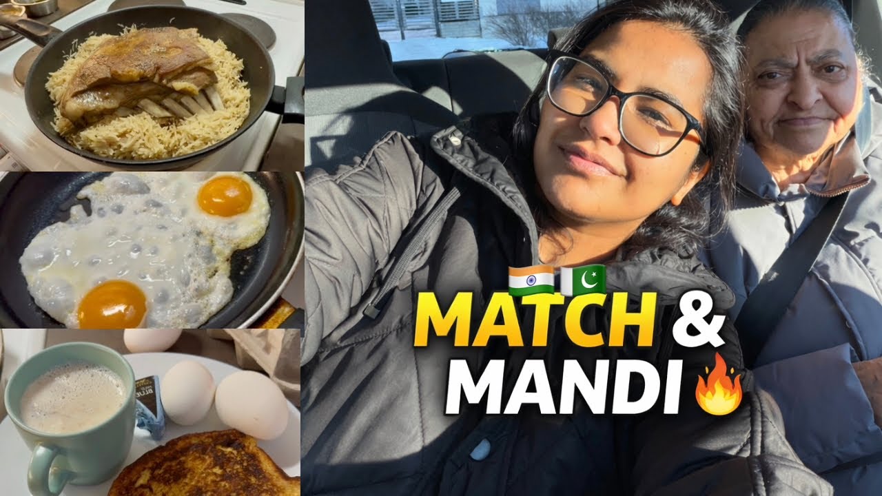 Finland Mein India 🇮🇳🇵🇰 Match Night 🏏 | Ammi Ki Lamb Mandi #vlog 
