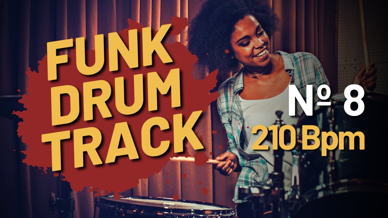 Funk Drum Track N&ordm; 8 (7/8) | 210 Bpm Funk Fusion Groove Drums Track