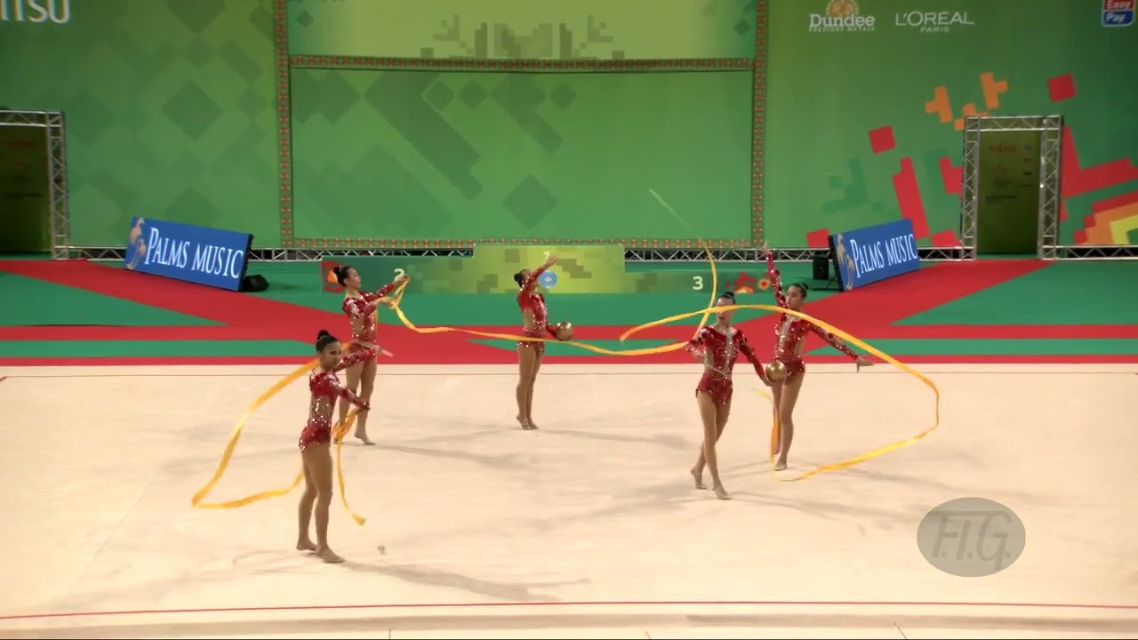 Chinese Taipei (TPE) - 2022 Rhythmic Worlds, Sofia (BUL) - Qualifications 3 Ribbons + 2 Balls