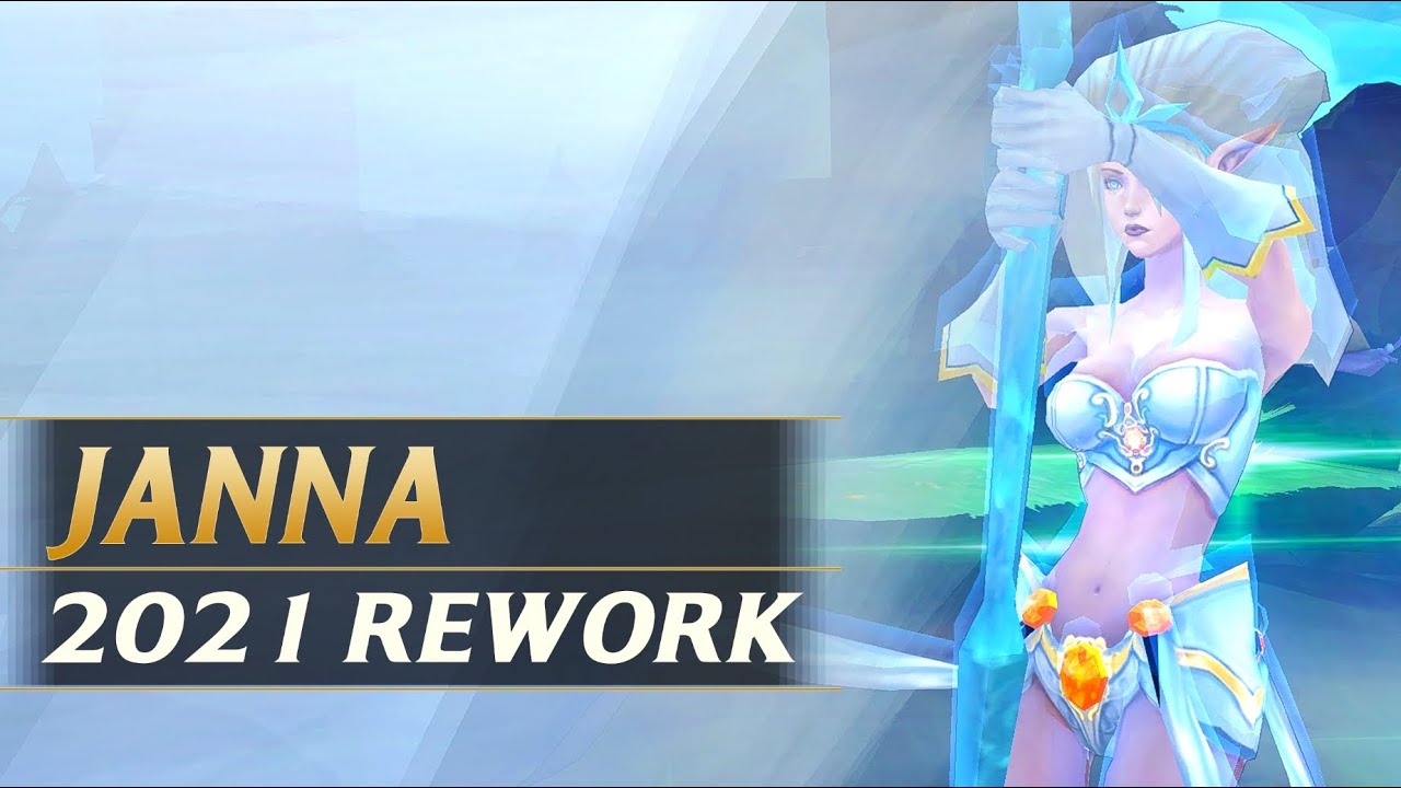 JANNA REWORK 2021 Gameplay Spotlight Guide - League of Legends