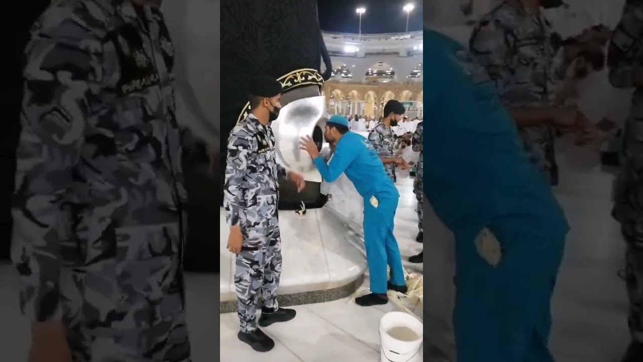 Holy Kaba🕋😘 Kissing  Black Stone Hajre Aswad #subhanallah #shorts #ytshorts