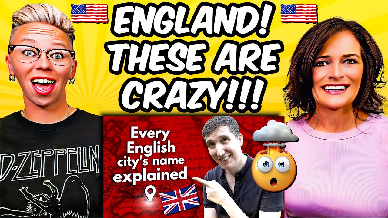 American Couple Reacts: The Origin of Every English City's Name! FIRST TIME REACTION! England, WOW!