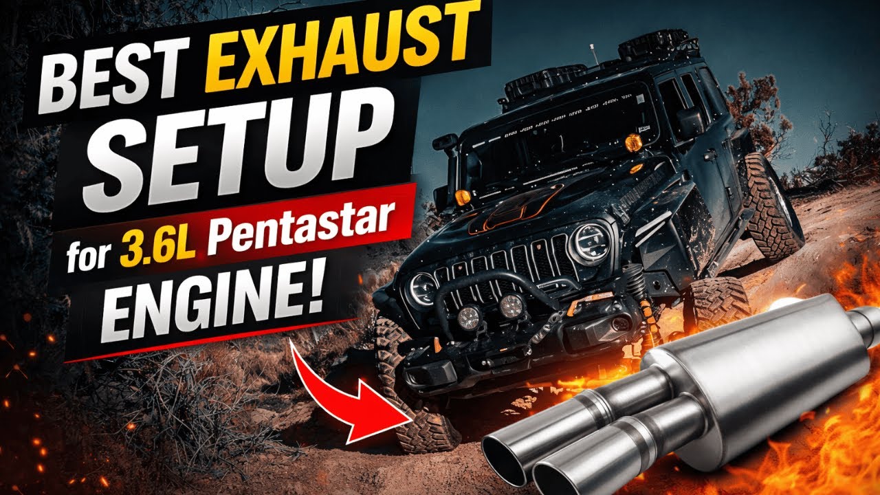 My Exhaust Setup | 3.6L Jeep JLUR | Mini V8