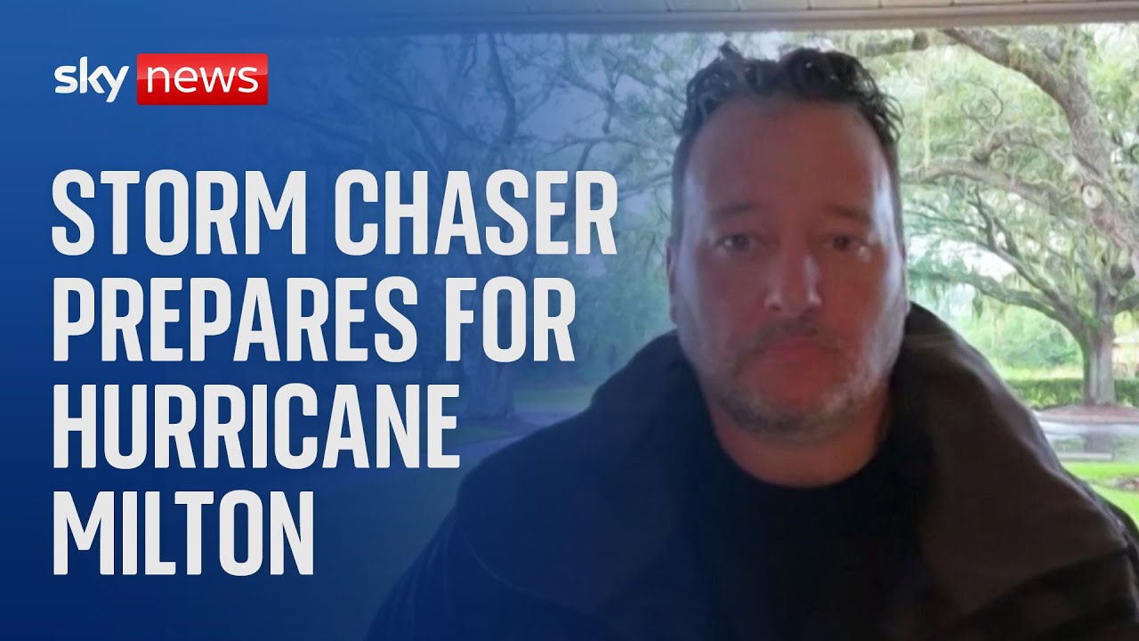 'I am going to try and get inside the eye', storm chaser Kyle Cutten says