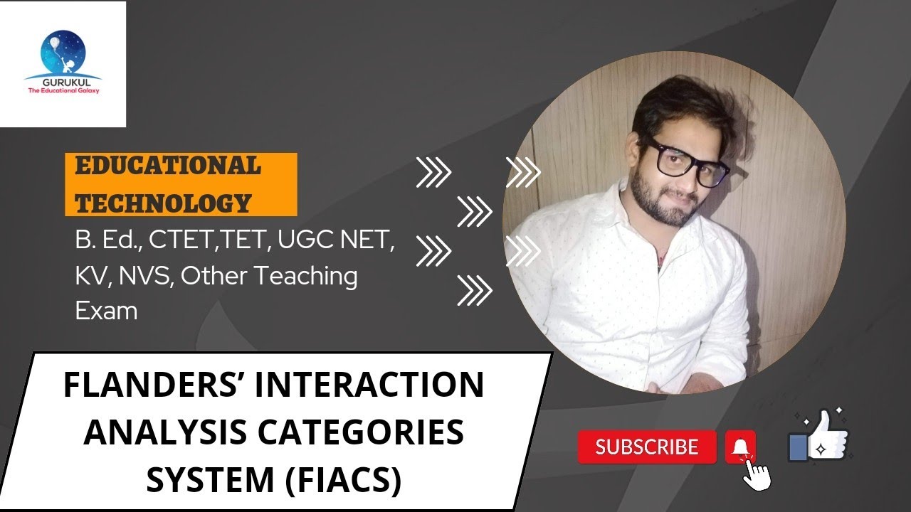 FLANDERS&rsquo; INTERACTION ANALYSIS CATEGORIES SYSTEM (FIACS) @education_shastra for UGC NET