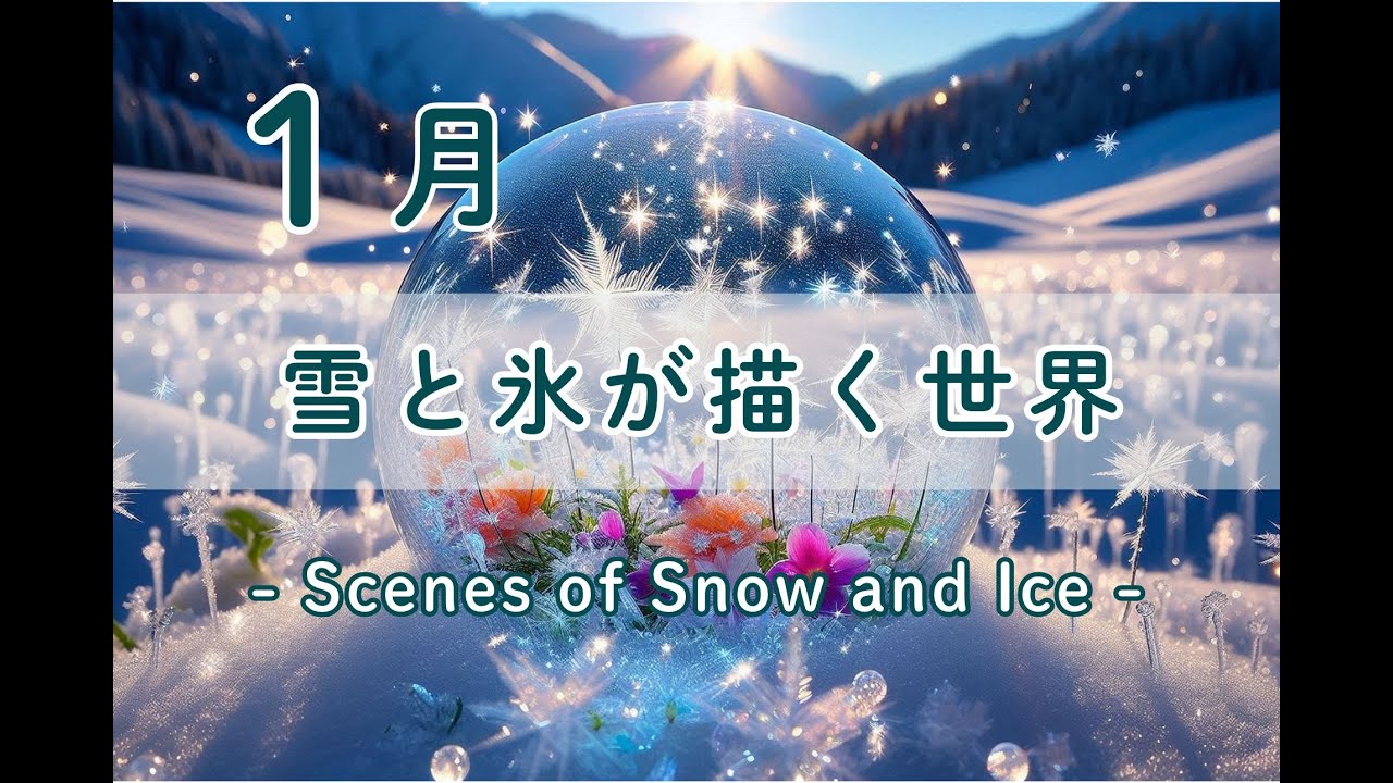 雪と氷が描く世界❄️〜Scenes of Snow and Ice〜