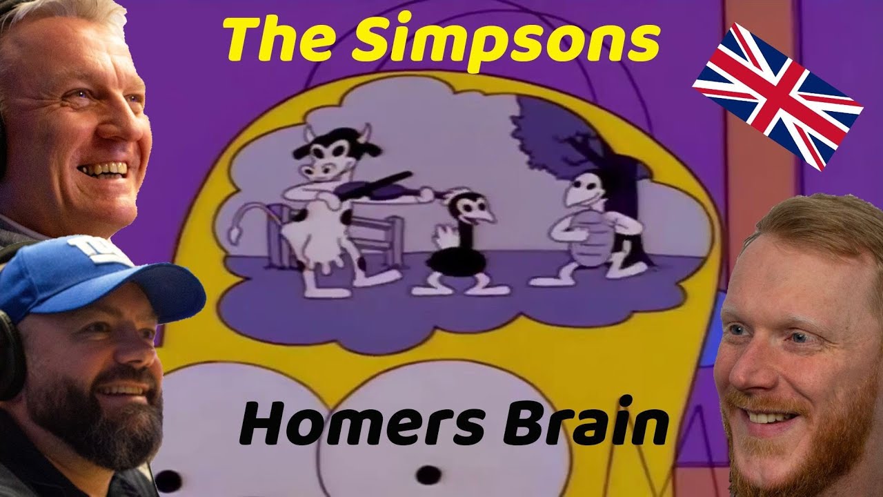 The Simpsons - Homer's Brain REACTION!! | OFFICE BLOKES REACT!!