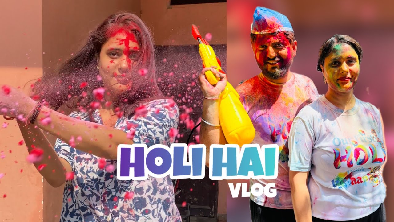 Holi hai bhai❣️ | Vlog 67 | Holi special | #abhivlogs
